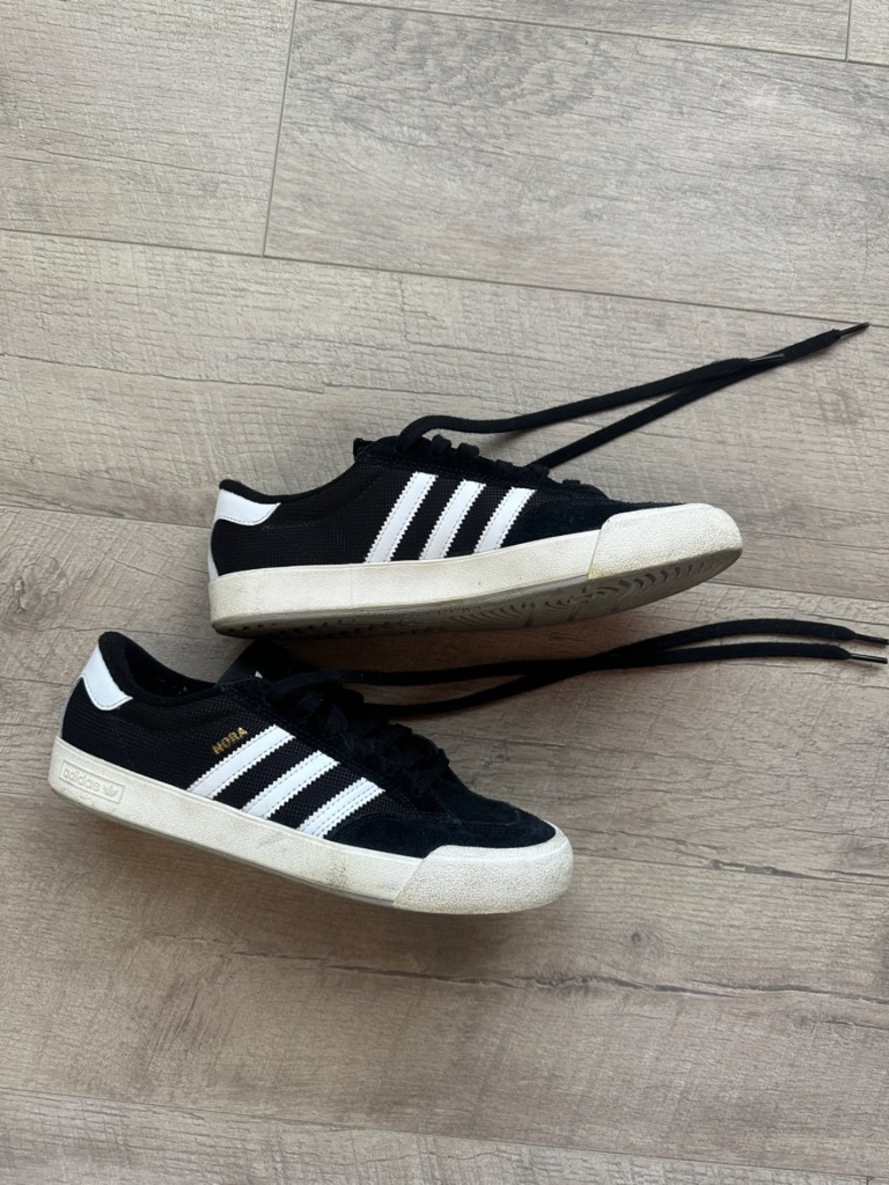 Adidas Black and White Nora Skate Shoe